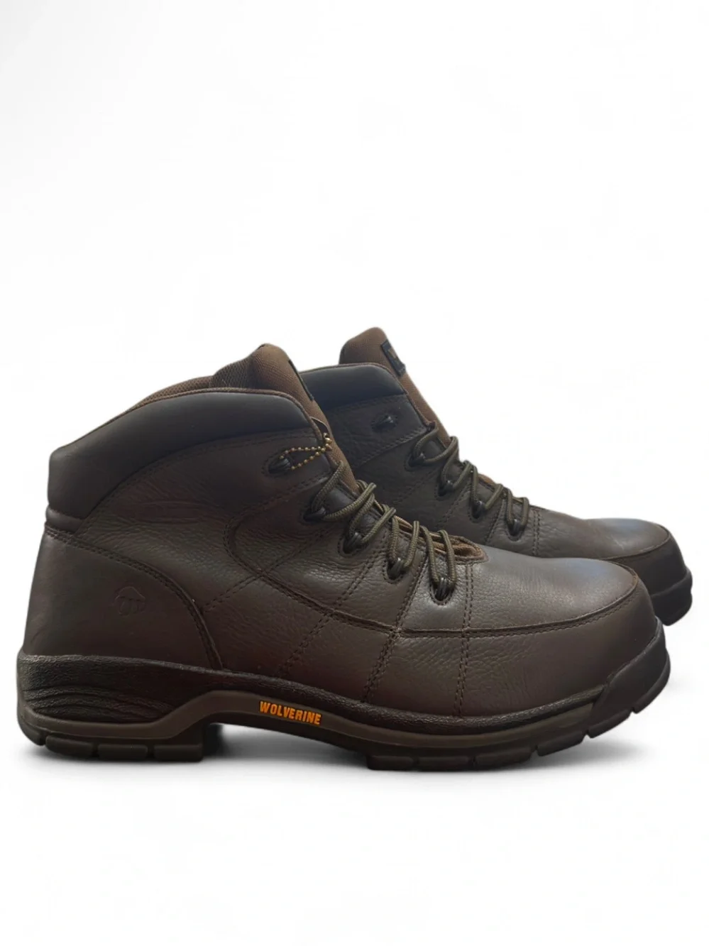 Wolverine Davis Brown Leather Composite Toe EH SR Work Boots Size US Men’s 15